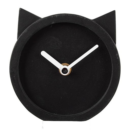 Horloge de table Noir 12x5x13 cm / 1xAA