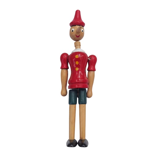 Decorativa Pinocchio Rosso Beige 50 cm