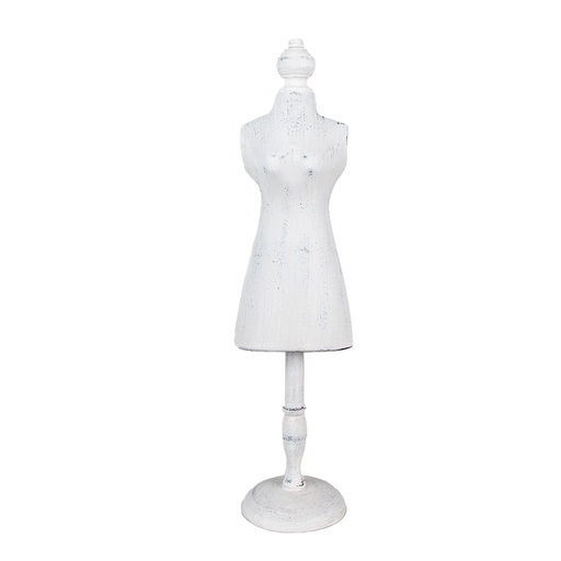Décoration mannequin Blanc 13x11x51 cm