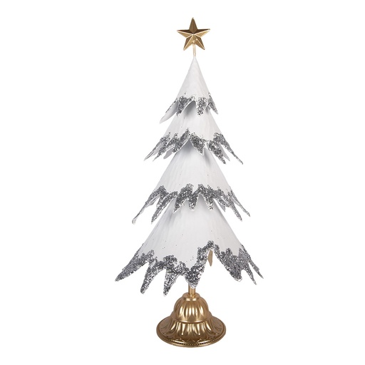 Decorative Weihnachtsbaum Weiß 34x26x67 cm