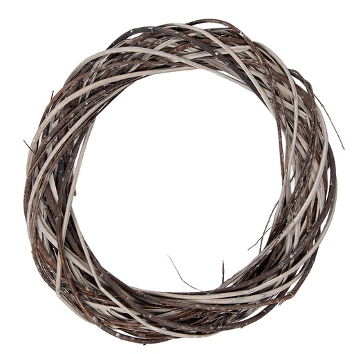 Decoration Kranz Braun Beige Ø 40x6 cm