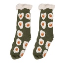 Chaussettes Vert Blanc one size