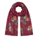 Sjaal 70x180 cm rood