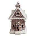 Décoration Maison Marron Blanc 9x10x15 cm