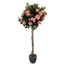 Albero di Rose decorazione Rosa Verde 32x32x120 cm