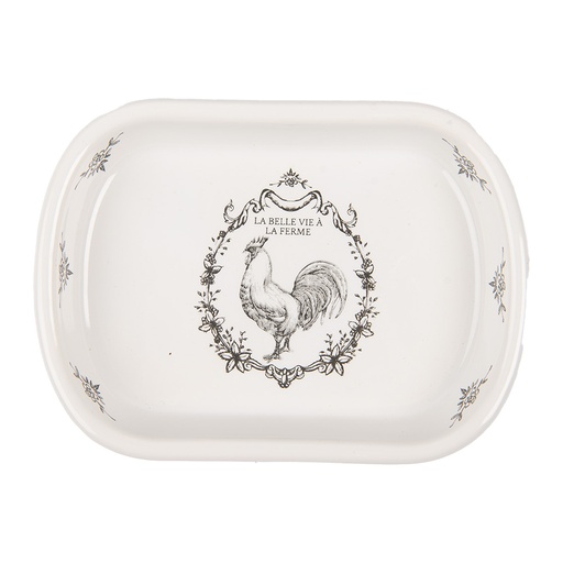 Soap Dish White 13x10x3 cm