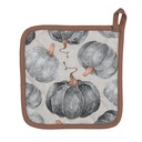 Topflappen Grau Beige 20x20 cm