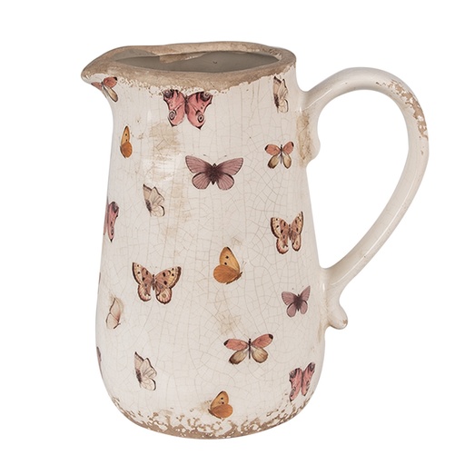 Dekorativer Krug Beige 16x12x18 cm