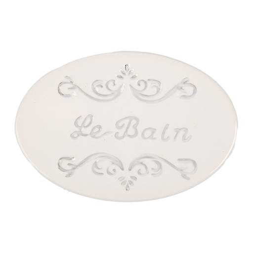 Soap Dish White 13x9x3 cm