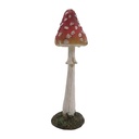 Decorazione Fungo Rosso Bianco Ø 4x13 cm