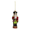 Kerstbal notenkraker 6x4x17 cm