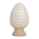 Décoration Pomme de pin Beige Ø 9x15 cm