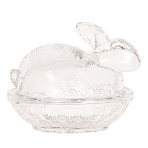 Bonbonniere mit Deckel Transparent 12x8x9 cm