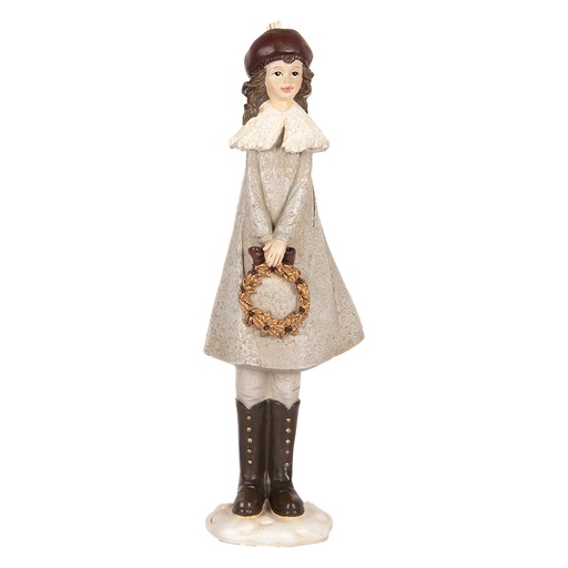 Decorativa Bambino Grigio Marrone 10x8x30 cm