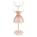 Jewelry Holder Beige Ø 7x19 cm