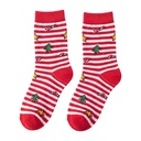 Clayre & Eef Chaussettes de maison Rouge Polyester