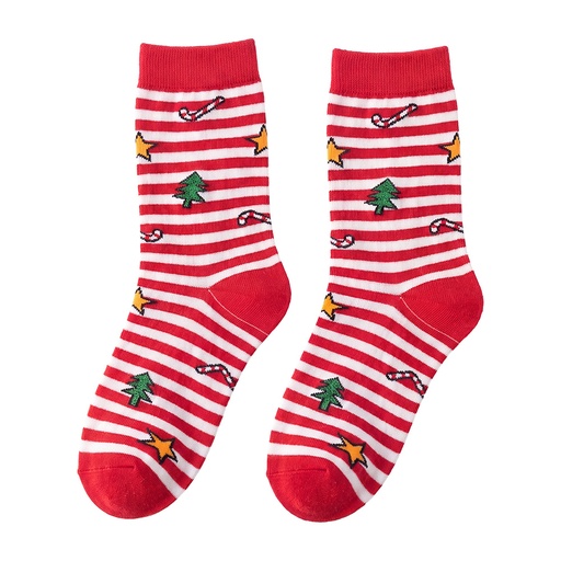 Clayre & Eef Chaussettes de maison Rouge Polyester
