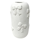 Vaso Decorativo Bianco Ø 16x30 cm