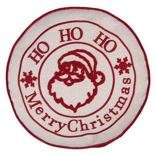 Cuscini da Divano Bianco Rosso Ø 40x4 cm