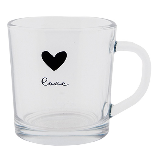 Teeglas Transparent 11x8x9 cm / 250 ml
