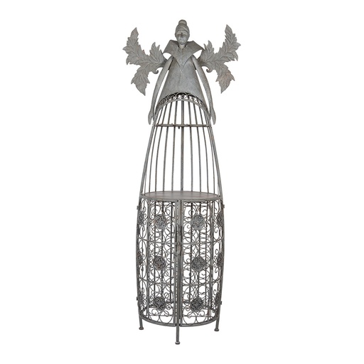 Porte-bouteille ange Gris 79x62x207 cm