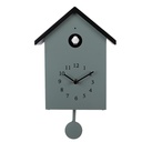 Horloge murale Vert Noir 20x10x26 cm / 3xAA