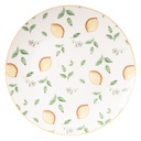 Assiette pour le Petit Déjeuner Blanc Jaune Ø 20x2 cm