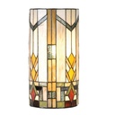 Applique Tiffany Beige, Verde 20x11x36 cm E14/max 2x40W