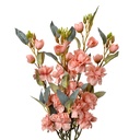 Decorative Artificial Branch with flowers Pink Green 10x10x51 cm