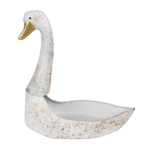 Porta Vaso Bianco 40x21x40 cm