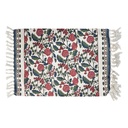 Tapis Beige Rouge 60x90 cm