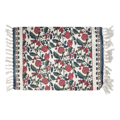 Floor mat Beige Red 60x90 cm