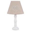 Tischlampe Weiß Grau 22x22x39 cm E27/max 1x40W