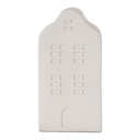 Veilleuse Chalet LED Blanc 8x9x17 cm