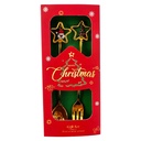 Dessertbesteck goldfarbig Rot  (2) 2x12 cm