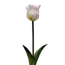 Branche de décoration avec fleurs Blanc Vert 42 cm