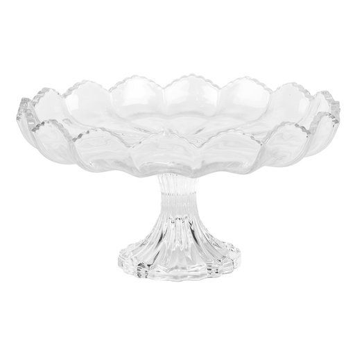 Assiette sur pied Transparent Ø 23x12 cm