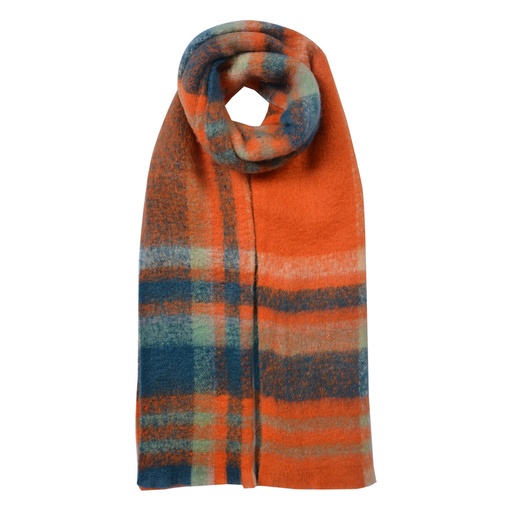 Foulard Donna Arancio Marrone 35x212 cm