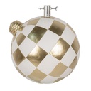 Supporto per l'albero di Natale Bianco 42x42x44 cm