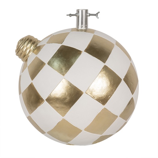 Supporto per l'albero di Natale Bianco 42x42x44 cm