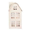 Dekoration Haus Beige 14x14x26 cm