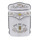Letterbox Wall White Green 24x10x35 cm