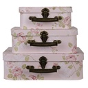 Decoratie koffer (3) 30x21x9/25x18x9/20x16x8 cm