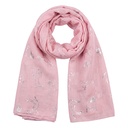 Sjaal 70x180 cm roze