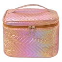 Kulturtasche Damen Rosa 21x14x15