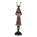 Decoration Statue Deer Red 8x8x35 cm
