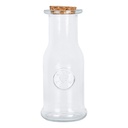 Dekorations flasche mit Korkdeckel Transparent Ø 7x18 cm