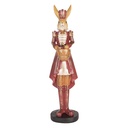 Image de décoration Lapin Beige Rouge 13x12x48 cm
