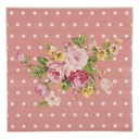 Tovaglioli di carta Rosa Verde 33x33 cm (20)