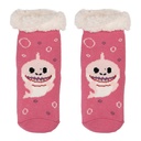 Children's Socks Pink White one size